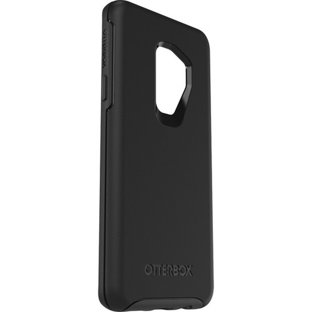 OtterBox Galaxy S9 Symmetry Series Case - For Smartphone - Textured - Black - Matte Glossy - Polycarbonate Synthetic Rubber 77-58036