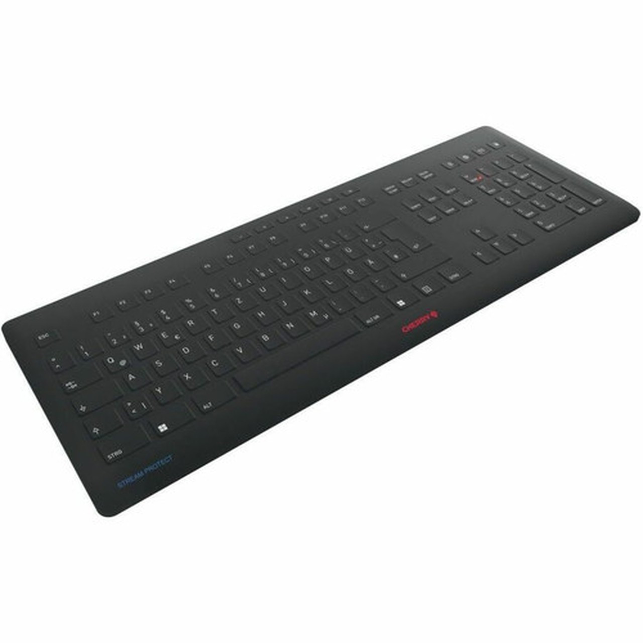 CHERRY STREAM PROTECT Keyboard Wireless - Wireless Connectivity - RF - 3281 ft 10000 mm - 240 GHz - USB Type A Interface - Hot - - JK-8552US-2