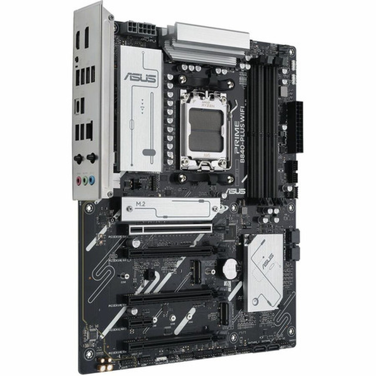 Asus Prime B840-PLUS WIFI Gaming Desktop Motherboard - AMD B840 Chipset - Socket AM5 - ATX - Ryzen 7 Ryzen 8 Ryzen 9 Processor - 192 PRIME B840-PLUS WIFI
