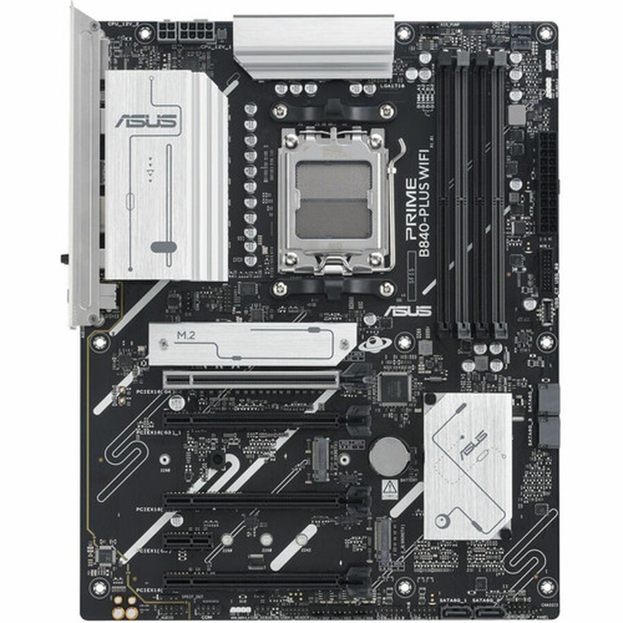 Asus Prime B840-PLUS WIFI Gaming Desktop Motherboard - AMD B840 Chipset - Socket AM5 - ATX - Ryzen 7 Ryzen 8 Ryzen 9 Processor - 192 PRIME B840-PLUS WIFI