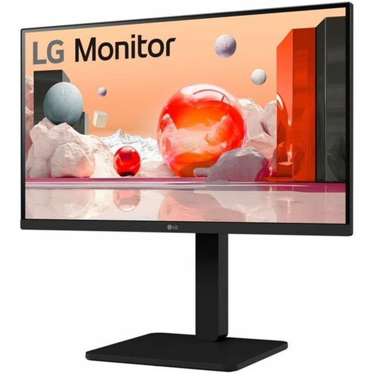 LG 24BA560B 24 Class Full HD LED Monitor - 169  - 238 Viewable - In-plane Switching IPS Technology - LED Backlight - 1920 x 1080 24BA560-B