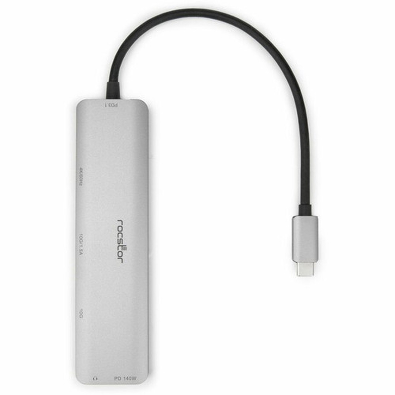 Rocstor 35mmHDMIUSBUSB-C AudioVideo Adapter - 1 x USB Type C - Male - 1 x HDMI Digital AudioVideo - Female 2 x USB Type A - 1 x Y10A338-S1