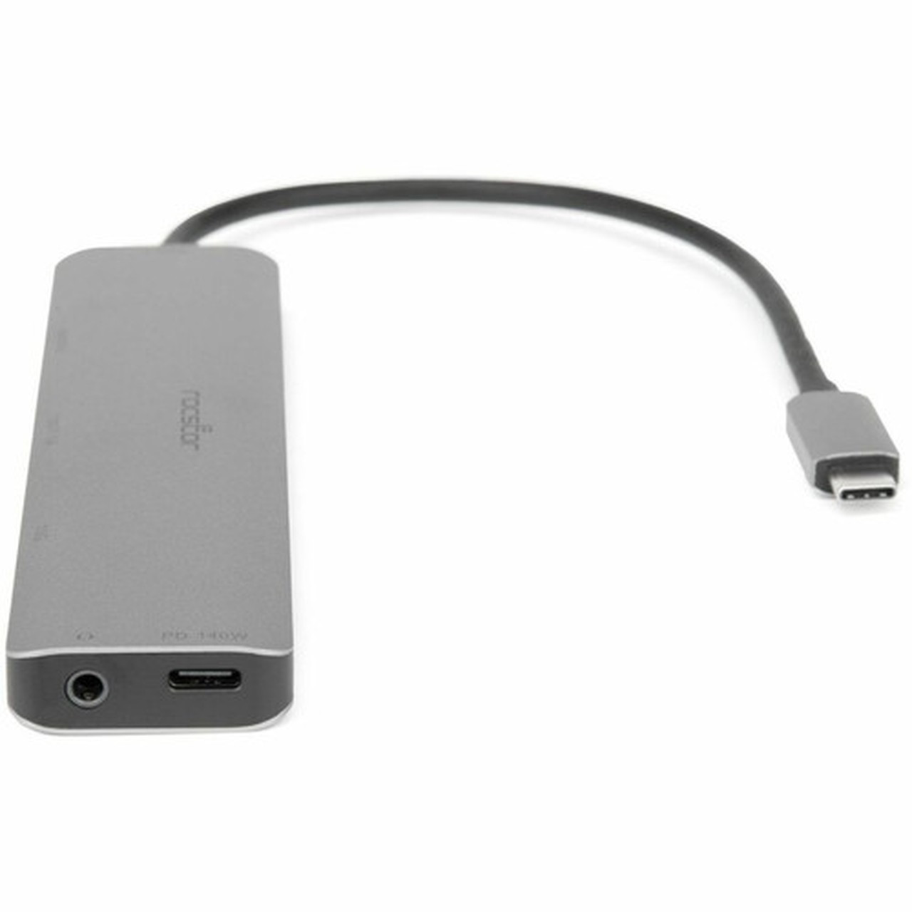 Rocstor 35mmHDMIUSBUSB-C AudioVideo Adapter - 1 x USB Type C - Male - 1 x HDMI Digital AudioVideo - Female 2 x USB Type A - 1 x Y10A338-S1