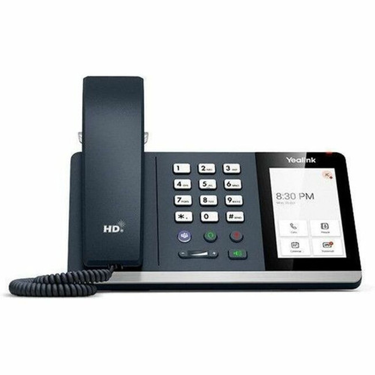 Yealink IP Phone - Corded - Bluetooth Wi-Fi - Wall Mountable Desktop - Classic Gray - 4 LCD - 2 x Network RJ-45 - MP54 E2 Teams 1301215
