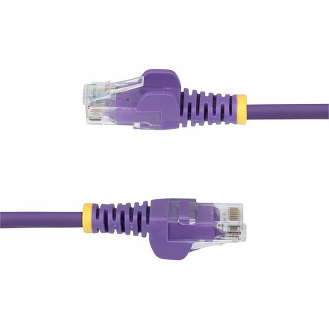 StarTechcom 5ft Purple Slim CAT6 Ethernet Cable Slim Snagless RJ45 UTP LSZH 28AWG Bare Copper Slim Network Patch Cord Fluke - N6PAT5PLS