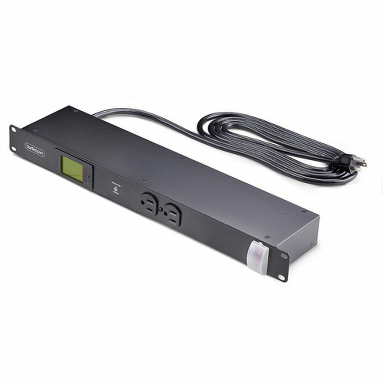 StarTechcom 8-Outlet Horizontal Rack Mount PDU 1U Server Power Distribution Strip wSurge Protector 125V15A 8ft24m Power Cord 8NM8-RACK-MOUNT-PDU