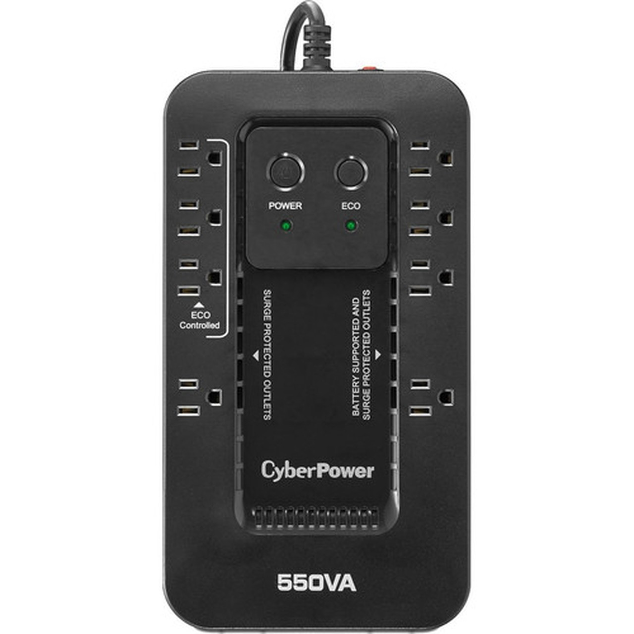 CyberPower_EC550G_Ecologic_550VA330W_Energy_Efficient_Desktop_ECO_UPS_-_Compact_-_8_Hour_Recharge_-_2_Minute_Stand-by_-_120_V_AC_-_V_EC550G