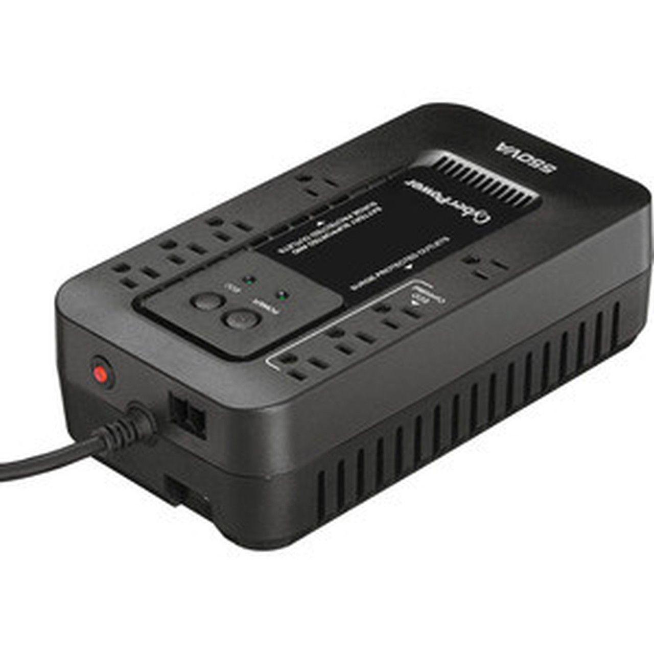 CyberPower_EC550G_Ecologic_550VA330W_Energy_Efficient_Desktop_ECO_UPS_-_Compact_-_8_Hour_Recharge_-_2_Minute_Stand-by_-_120_V_AC_-_V_EC550G