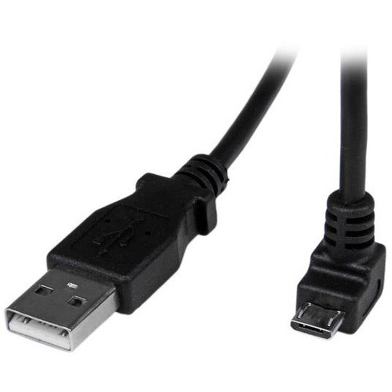 StarTechcom_2m_Micro_USB_Cable_-_A_to_Down_Angle_Micro_B_-_66_ft_USB_Data_Transfer_Cable_for_Cellular_Phone_Camera_Hard_Drive_PC_USBAUB2MD