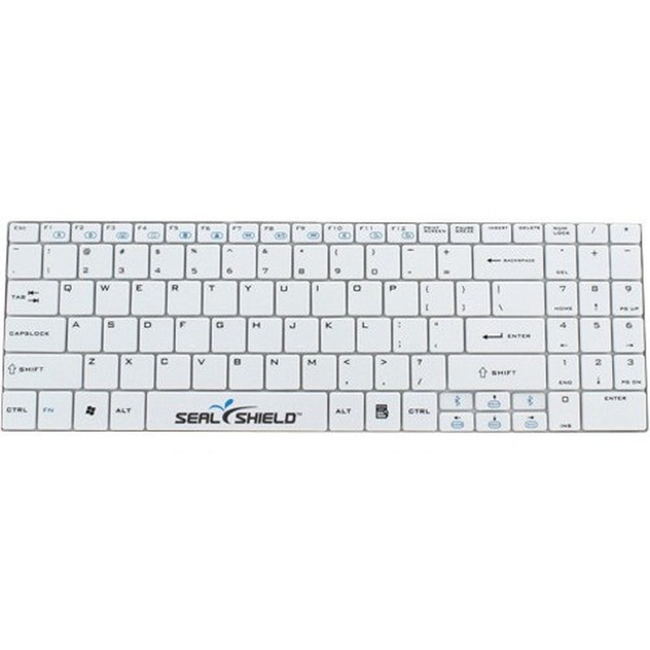 Seal Shield Cleanwipe Waterproof Keyboard - SSKSV099UK - Cable Connectivity - USB Interface - 99 Keys - English UK - QWERTY Layout SSKSV099UK