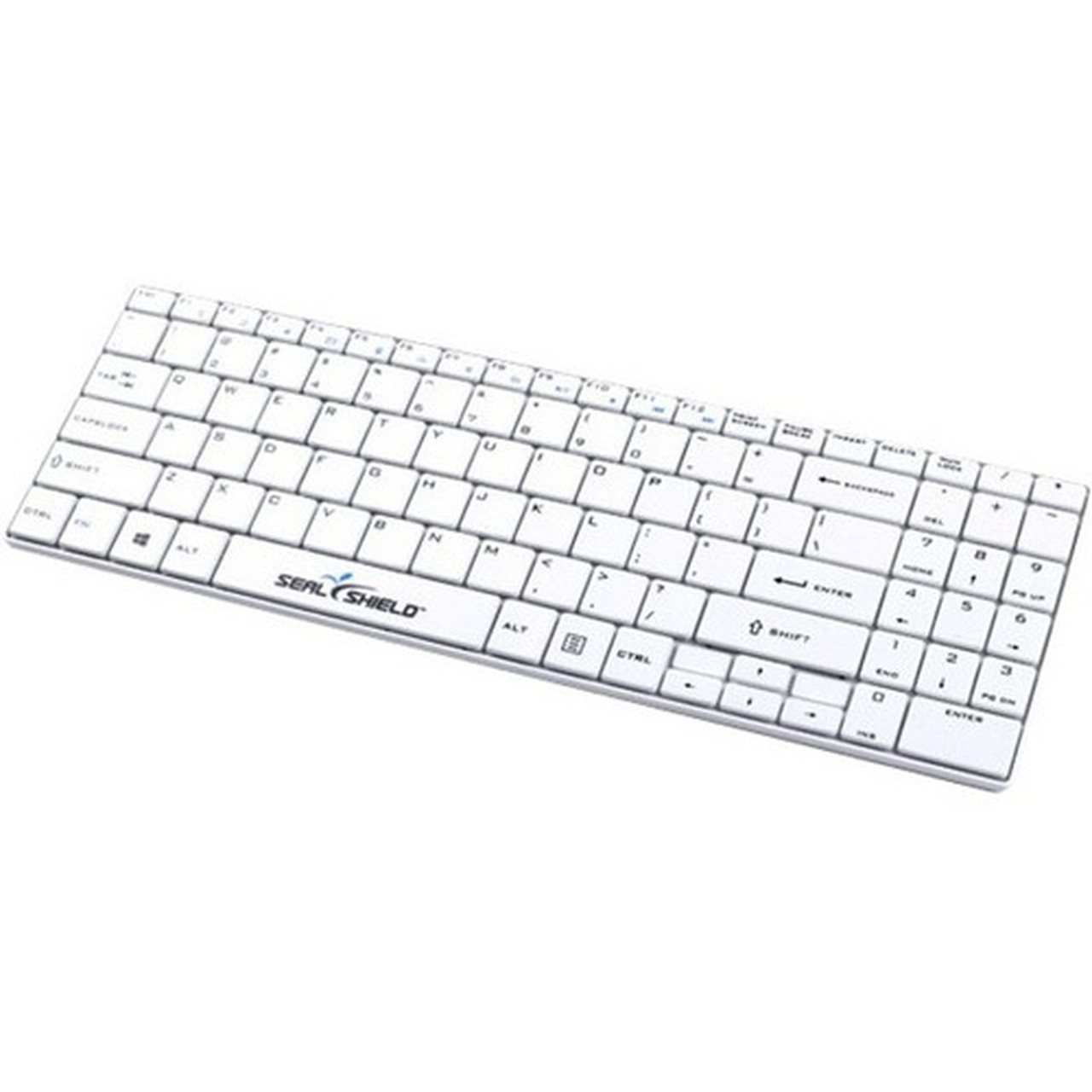 Seal Shield Cleanwipe Waterproof Keyboard - SSKSV099UK - Cable Connectivity - USB Interface - 99 Keys - English UK - QWERTY Layout SSKSV099UK