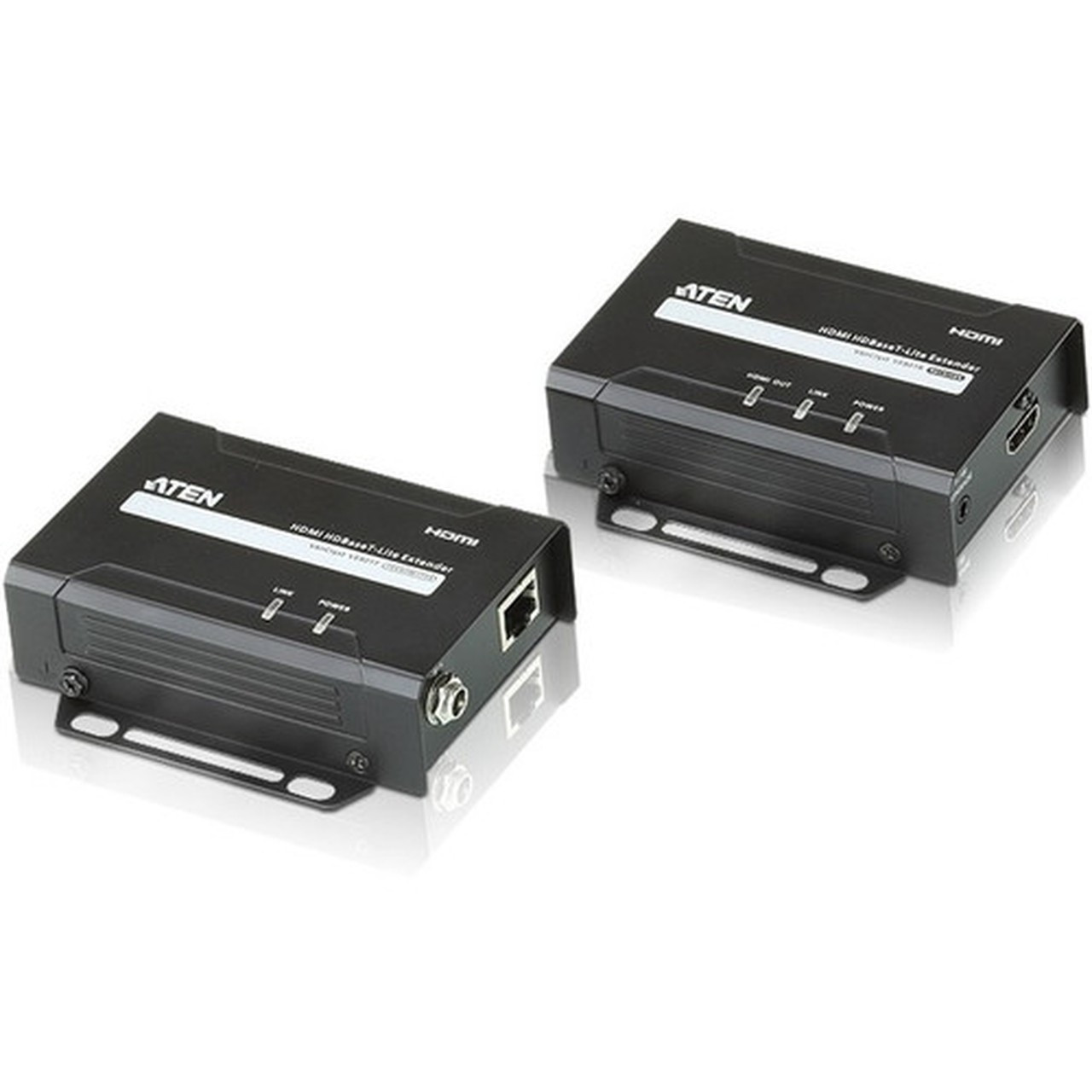 ATEN HDMI HDBaseT-Lite Extender HDBaseT Class B - 1 Input Device - 1 Output Device - 7087 1800 mm Range - 2 x Network RJ-45 - VE801