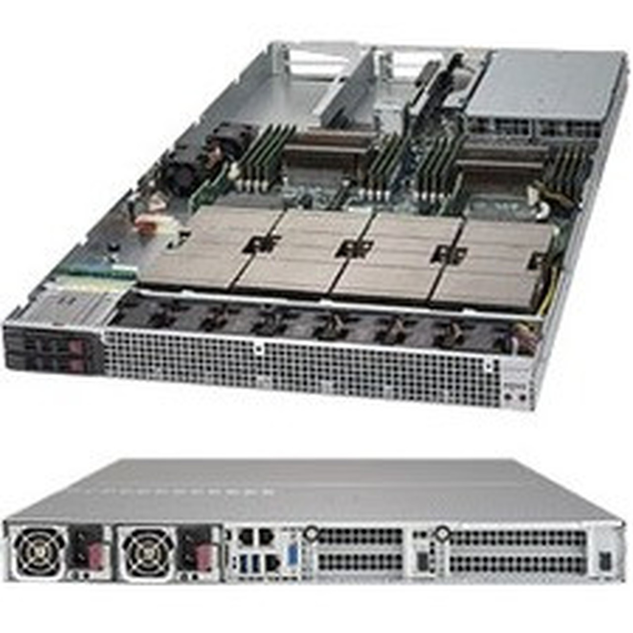 Supermicro SuperServer 1028GQ-TXRT Server Barebone System - 1U Rack-mountable - Socket R3 LGA-2011 - 2 x Processor Support - Intel - 2 SYS-1028GQ-TXRT