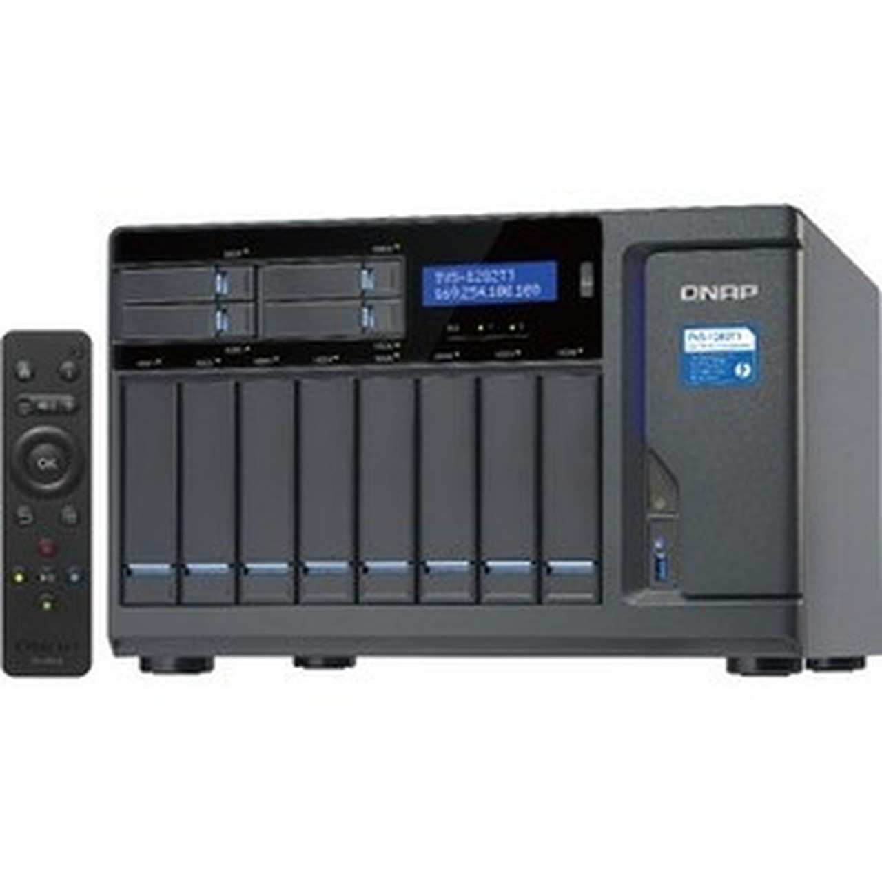 QNAP Turbo vNAS TVS-1282T3 SANNASDAS Server - Intel Core i7 i7-7700 Quad-core 4 Core 360 GHz - 32 GB RAM DDR4 SDRAM - Serial - - TVS-1282T3-I7-32G-US
