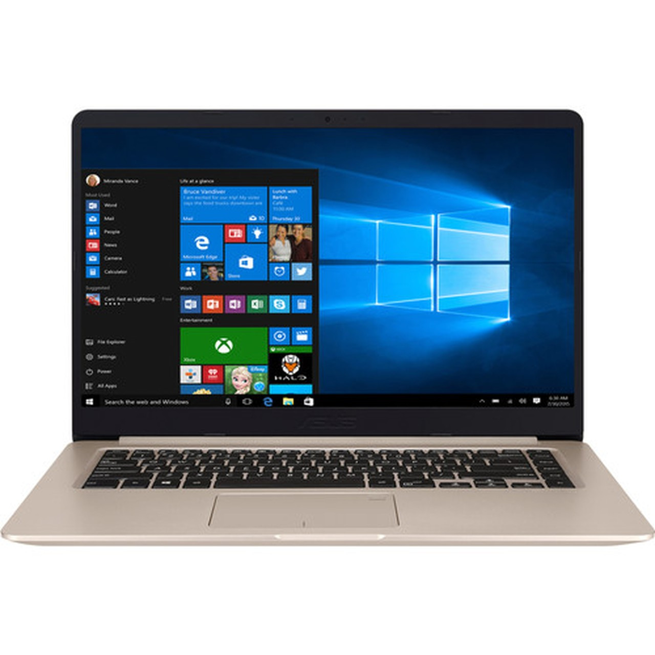 Asus VivoBook S15 S510 S510UA-Q52S-CB 156 39624 mm Notebook - Intel Core i5 7th Gen i5-7200U - 8 GB - 1 TB HDD - 128 GB SSD - - - S510UA-Q52S-CB