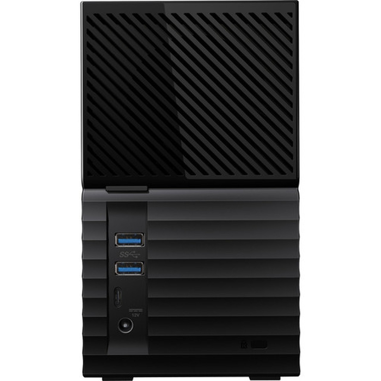 WD 20TB My Book Duo Desktop RAID - 2 x HDD Supported - 20 TB Supported HDD Capacity - 20 TB Installed HDD Capacity - RAID Supported - WDBFBE0200JBK-NESN