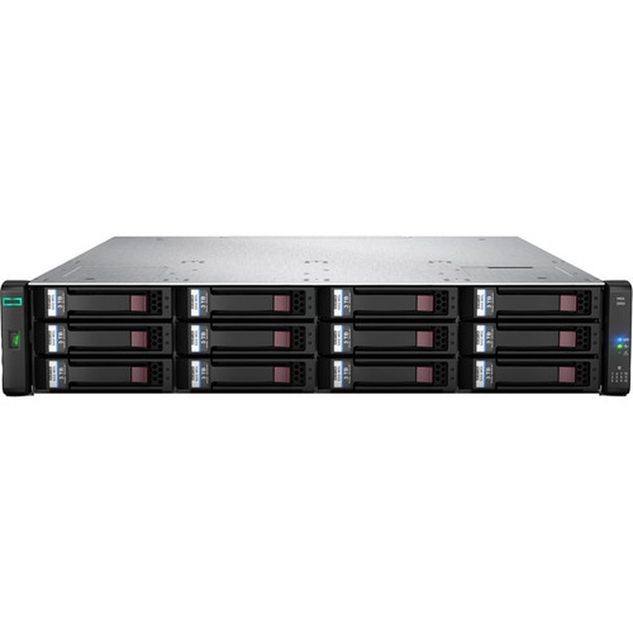 HPE MSA 2050 SAS DC Power LFF Storage - 12 x HDD Supported - 12 x SSD Supported - 2 x 12Gbs SAS Controller - RAID Supported - 1 5 - Q2P39A