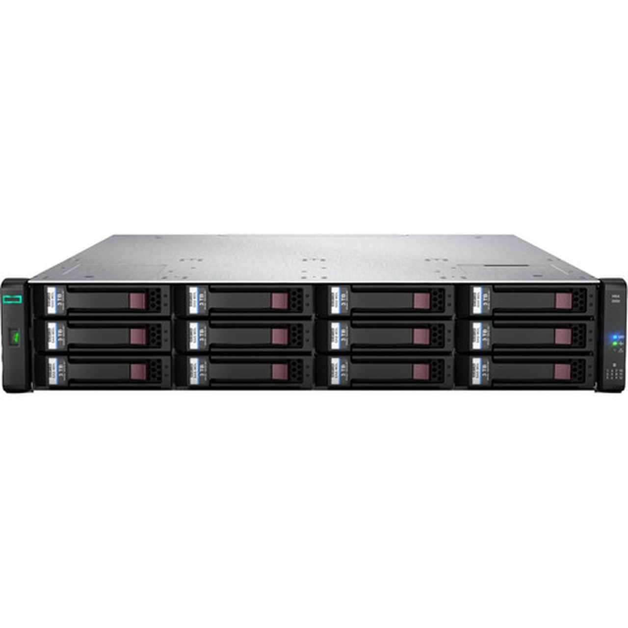HPE MSA 2050 SAS DC Power LFF Storage - 12 x HDD Supported - 12 x SSD Supported - 2 x 12Gbs SAS Controller - RAID Supported - 1 5 - Q2P39A