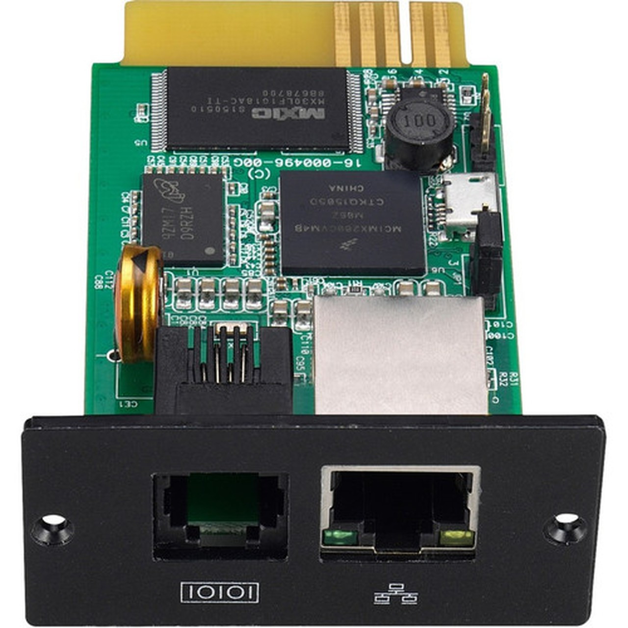 V7 SNMP Network Card for V7 UPS 1500VA3000VA Rack Mount - V7 UPSSNMP1-1N Network Card for V7 Rack Mount UPS - SNMP - Remote Data - - UPSSNMP1-1N