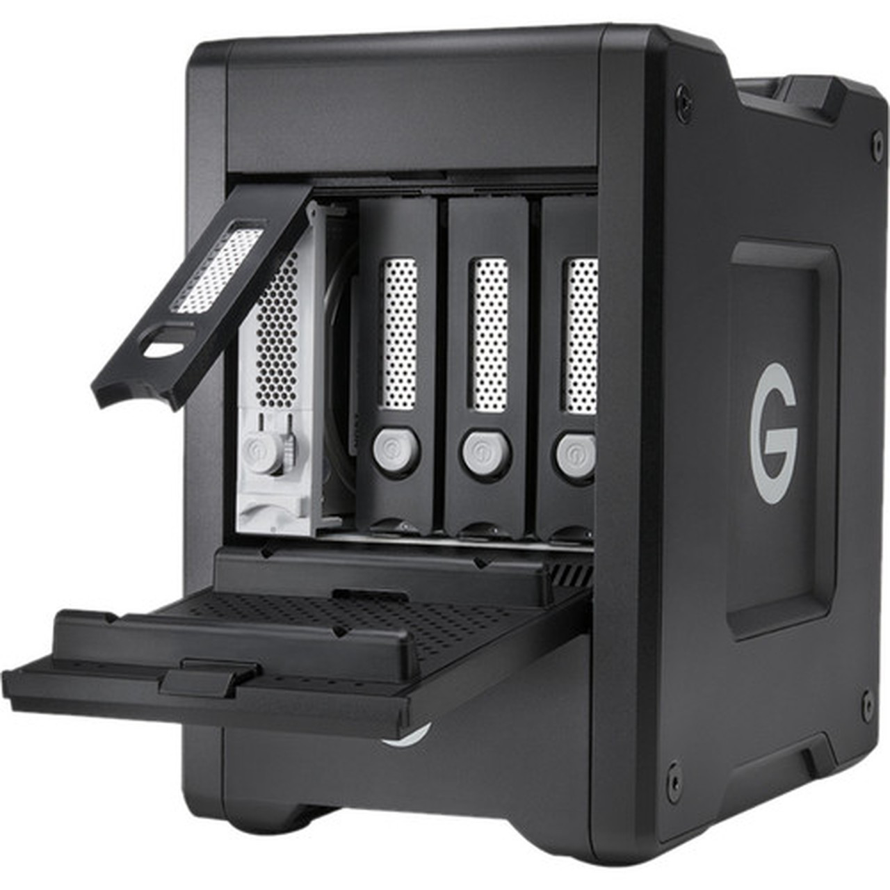 G-Technology G-SPEED Shuttle Thunderbolt 3 24TB Black NA - 4 x HDD Supported - 48 TB Supported HDD Capacity - 4 x HDD Installed - 24 - 0G10072