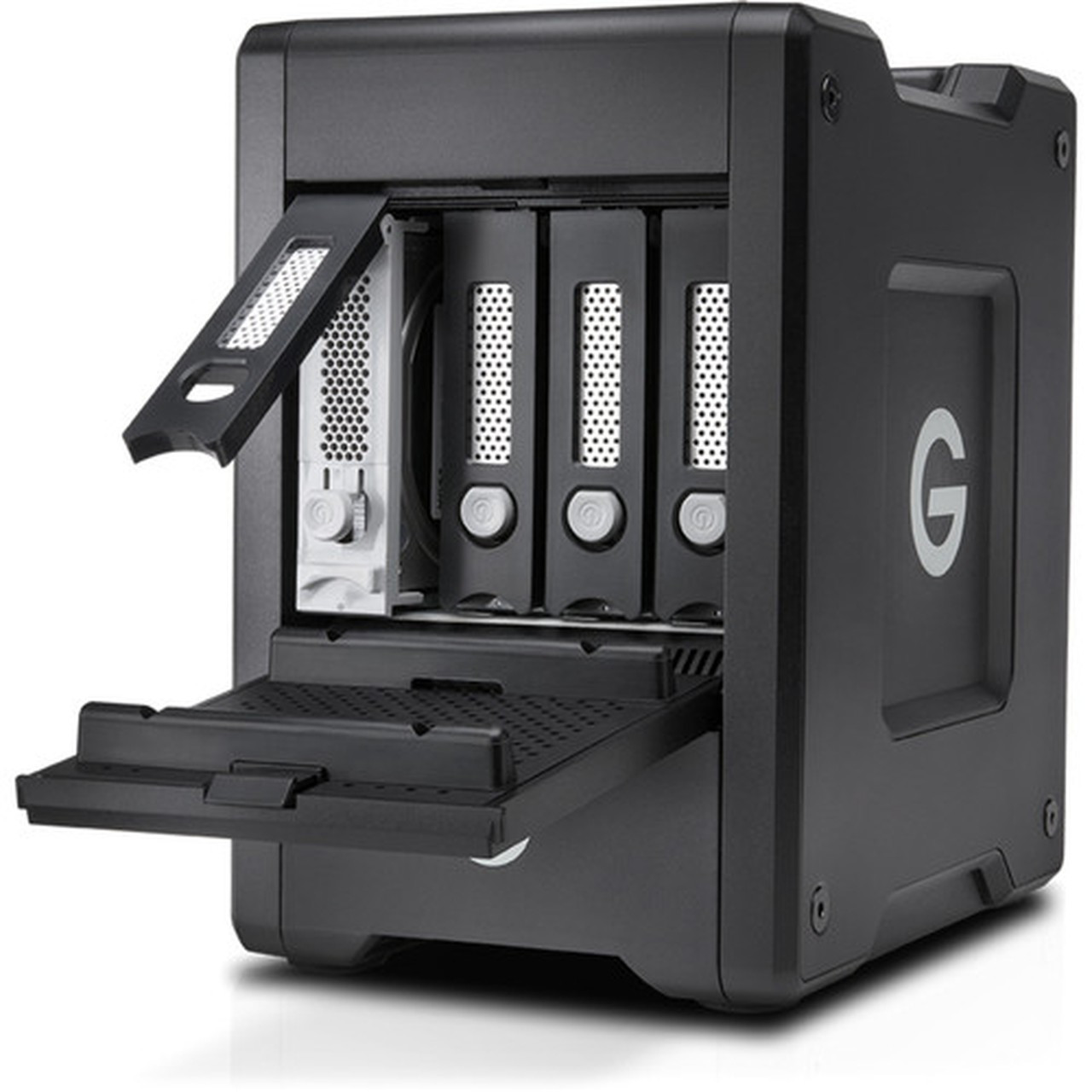 G-Technology G-SPEED Shuttle Thunderbolt 3 32TB Black NA - 4 x HDD Supported - 48 TB Supported HDD Capacity - 4 x HDD Installed - 32 - 0G10077