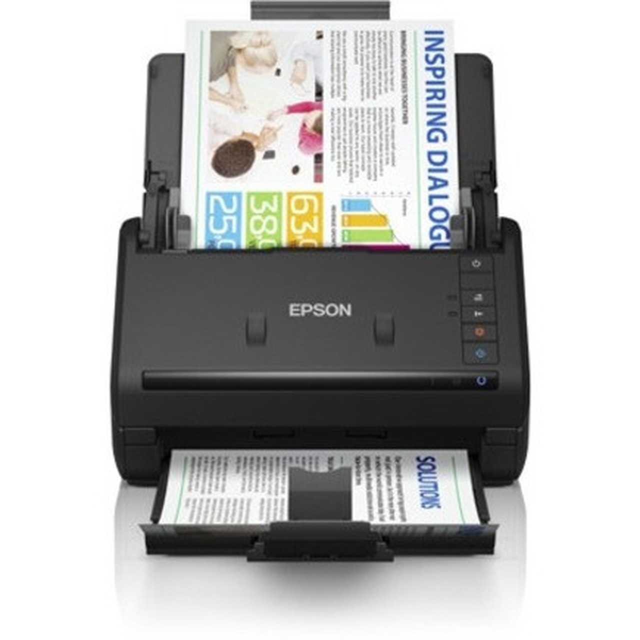 Epson WorkForce ES-400 Sheetfed Scanner - Refurbished - 600 dpi Optical - 30-bit Color - 16-bit Grayscale - 35 ppm Mono - 35 ppm - - B11B226201-N