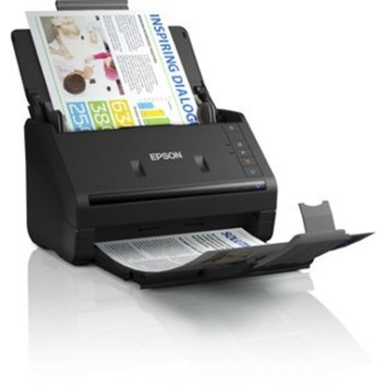 Epson WorkForce ES-400 Sheetfed Scanner - Refurbished - 600 dpi Optical - 30-bit Color - 16-bit Grayscale - 35 ppm Mono - 35 ppm - - B11B226201-N