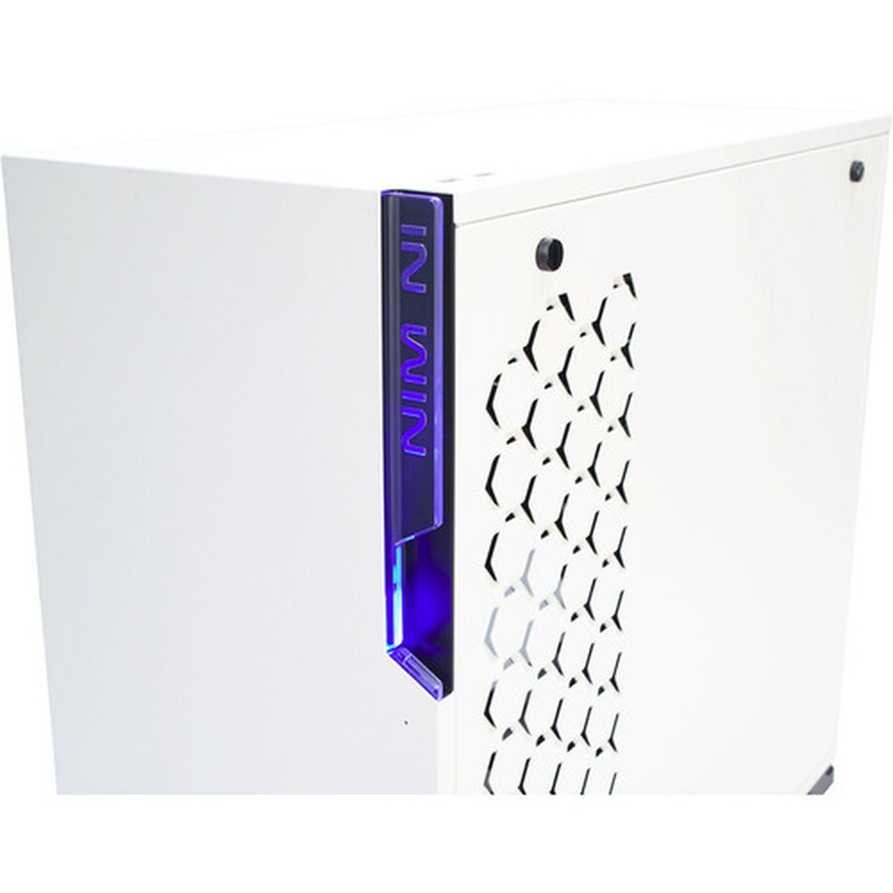 In Win 101-WHITE Computer Case - Mid-tower - White - SECC Acrylonitrile Butadiene Styrene ABS Tempered Glass - 4 x Bay - ATX ATX 101 WHITE