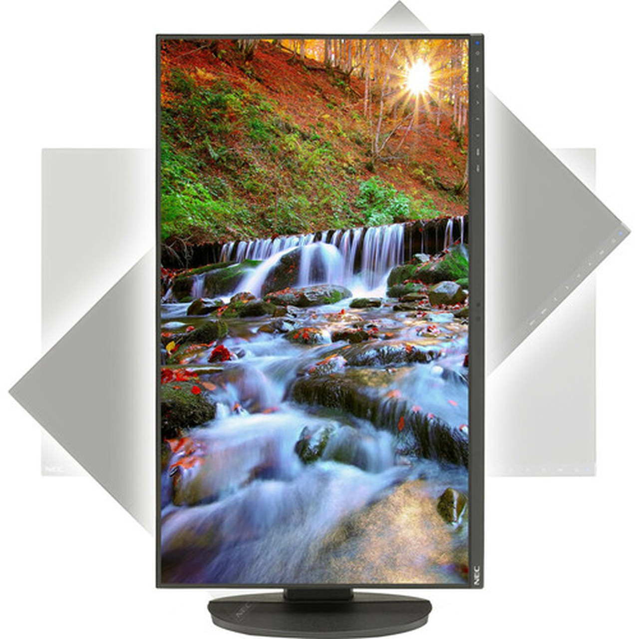 NEC Display MultiSync EA271F-BK-SV 27 Class Full HD LCD Monitor - 169 - Black - 27 Viewable - WLED Backlight - 1920 x 1080 - 167 - EA271F-BK-SV