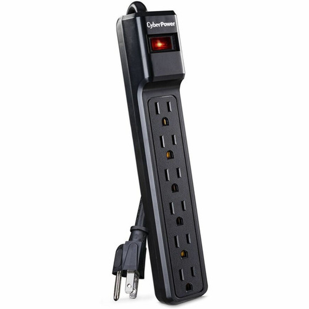 CyberPower_CSB604_Essential_6-Outlets_Surge_Suppressor_with_900_Joules_and_4FT_Cord_-_Plain_Brown_Boxes_-_6_x_NEMA_5-15R_-_900_J_-_125_CSB604