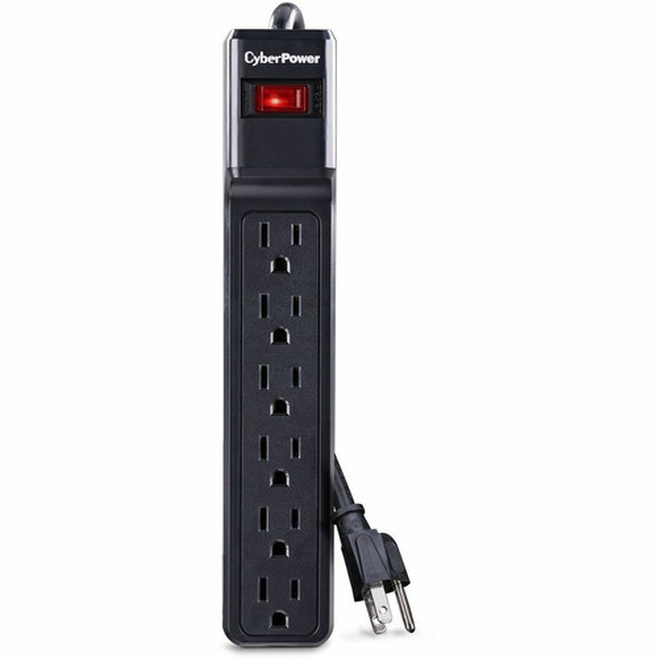 CyberPower_CSB604_Essential_6-Outlets_Surge_Suppressor_with_900_Joules_and_4FT_Cord_-_Plain_Brown_Boxes_-_6_x_NEMA_5-15R_-_900_J_-_125_CSB604