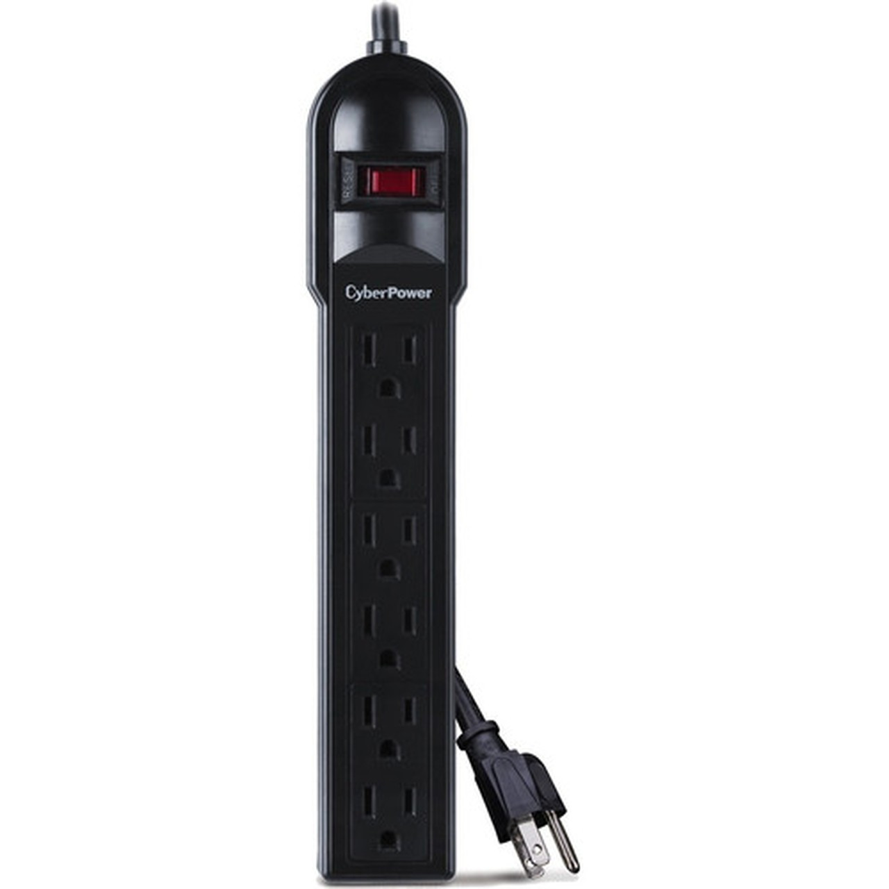 CyberPower_CSB606_Essential_6-Outlets_Surge_Suppressor_with_900_Joules_and_6FT_Cord_-_6_x_NEMA_5-15R_-_900_J_-_125_V_AC_Input_CSB606