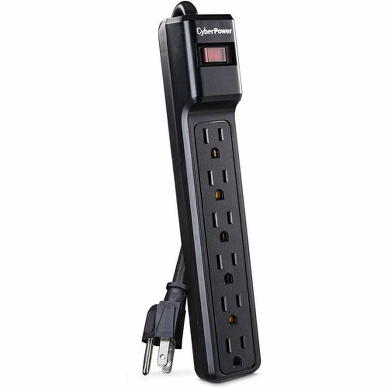 CyberPower_CSB6012_Essential_6-Outlets_Surge_Suppressor_with_1200_Joules_and_12FT_Cord_-_Plain_Brown_Boxes_-_6_x_NEMA_5-15R_-_1200_J_-_CSB6012