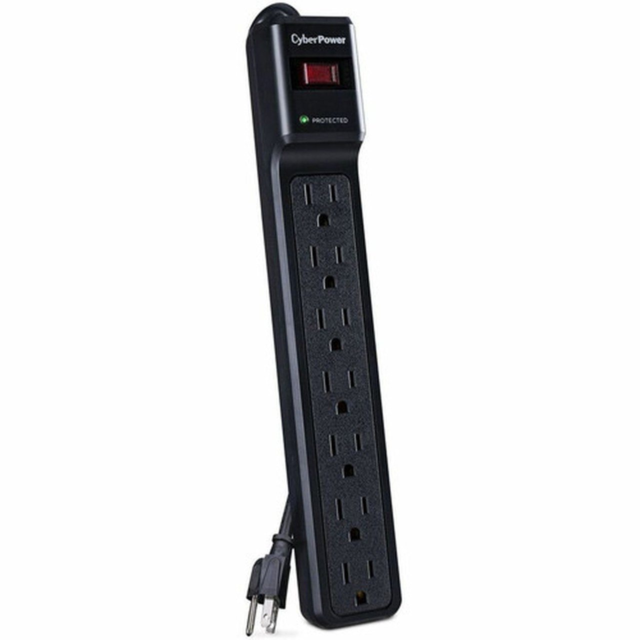 CyberPower_CSB7012_Essential_7-Outlets_Surge_Suppressor_with_1500_Joules_and_12FT_Cord_-_Plain_Brown_Boxes_-_7_x_NEMA_5-15R_-_1500_J_-_CSB7012