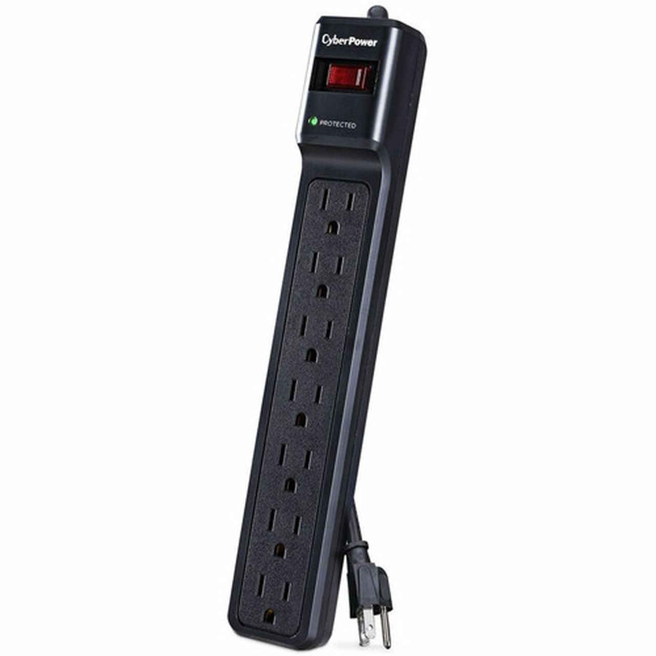 CyberPower_CSB7012_Essential_7-Outlets_Surge_Suppressor_with_1500_Joules_and_12FT_Cord_-_Plain_Brown_Boxes_-_7_x_NEMA_5-15R_-_1500_J_-_CSB7012