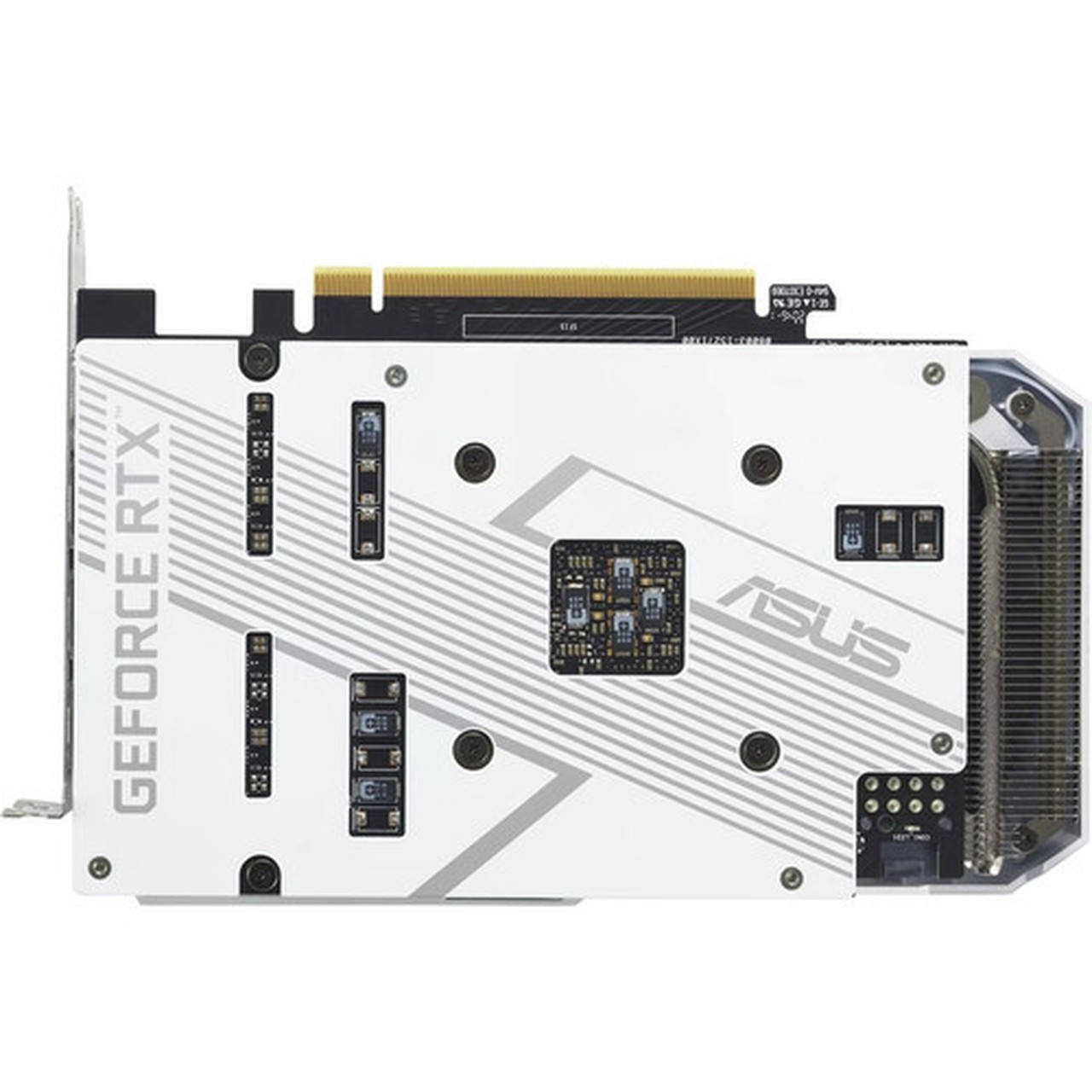 Asus NVIDIA GeForce RTX 3060 Graphic Card - 12 GB GDDR6 - 7680 x 4320 - 181 GHz Boost Clock - 192 bit Bus Width - PCI Express 40 - - DUAL-RTX3060-12G-WHITE