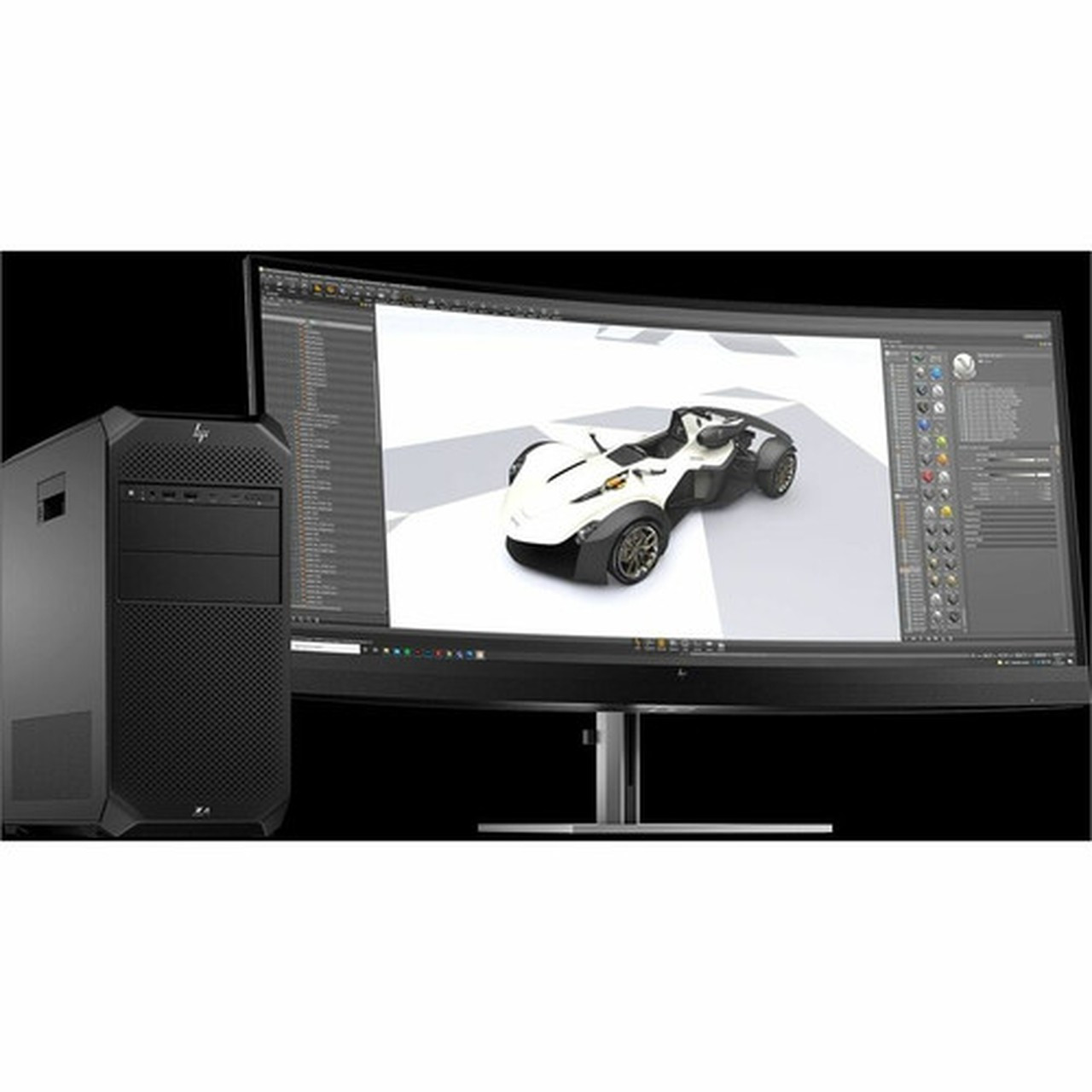 HP Z8 G5 Workstation - Xeon Gold 5416S - 64 GB - 512 GB SSD - Tower - Black - Intel C741 Chip - Windows 11 Pro - RTX A2000 6 GB - - 0 895L9UTABA