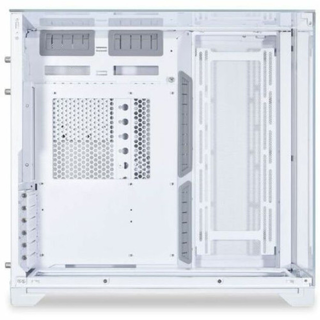 Lian Li O11 VISION - Tower - White - Tempered Glass Aluminum Mesh Steel - EATX ATX Micro ATX Mini ITX Motherboard Supported - 7 O11VW