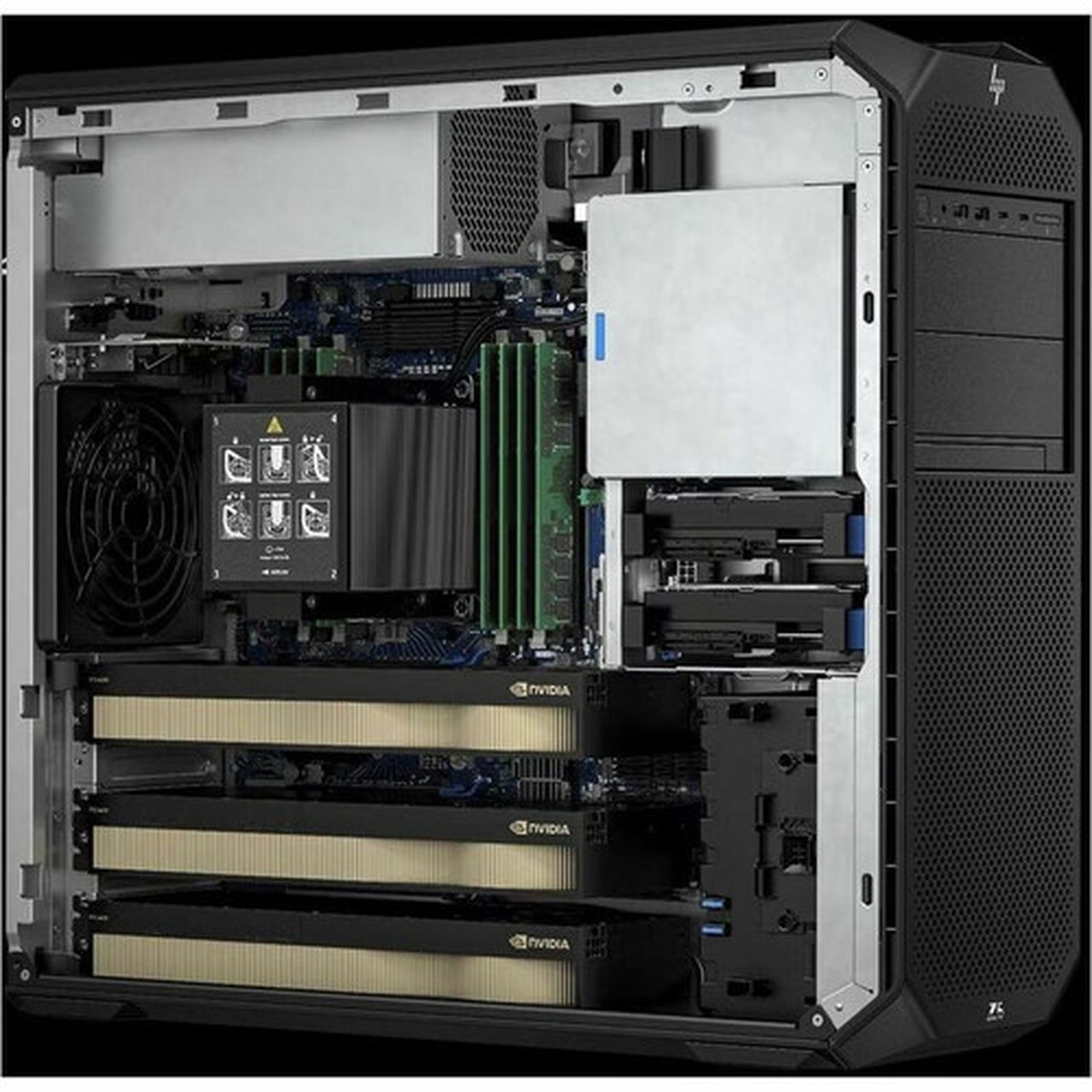 HP Z6 G5 Workstation - 1 Xeon w5-3435X - 256 GB - 1 TB SSD - Tower - Black - Intel W790 Chip - Windows 11 Pro - Radeon Pro W6600 8 GB 9D3F4UAABA
