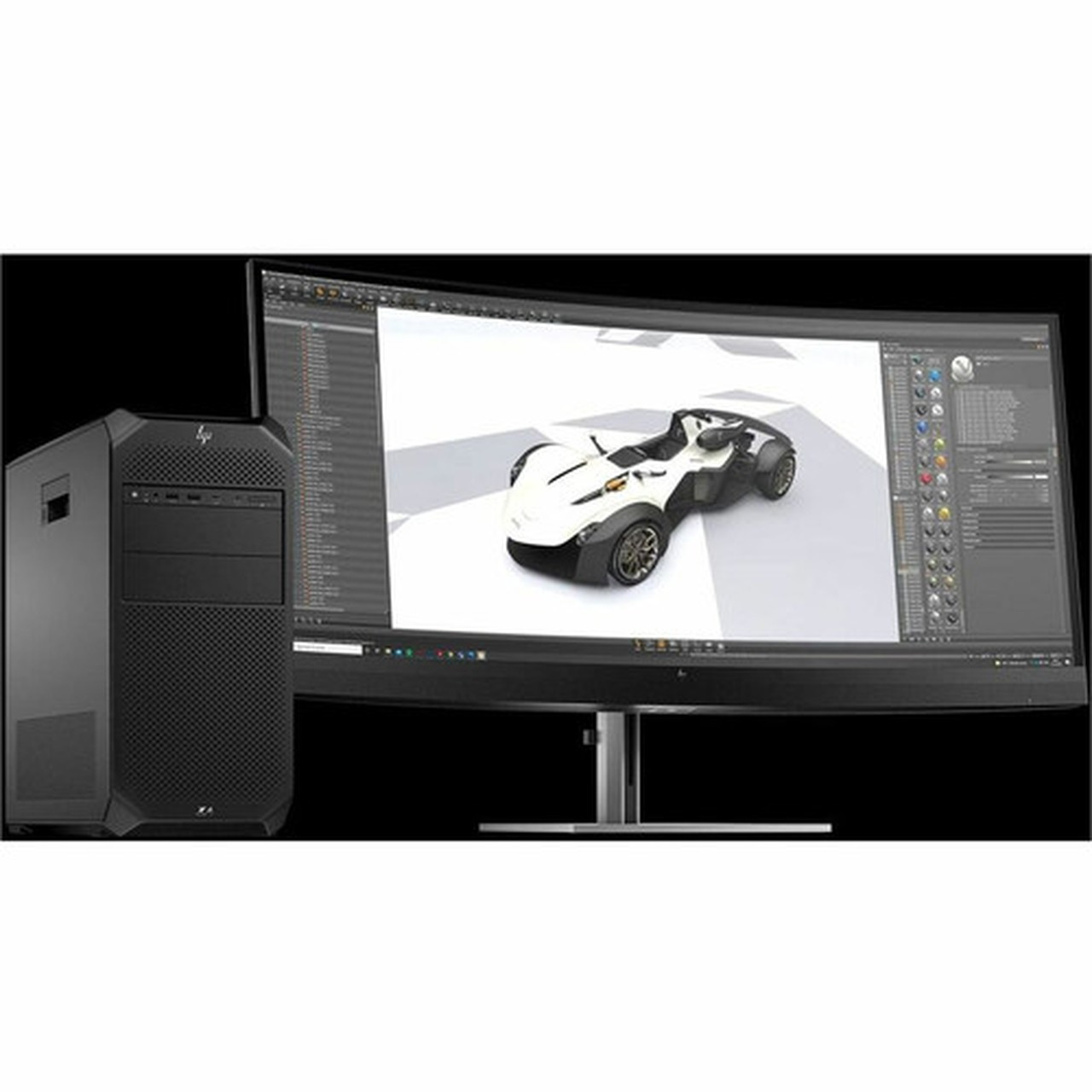 HP Z6 G5 Workstation - 1 Xeon w5-3435X - 256 GB - 1 TB SSD - Tower - Black - Intel W790 Chip - Windows 11 Pro - Radeon Pro W6600 8 GB 9D3F4UAABA