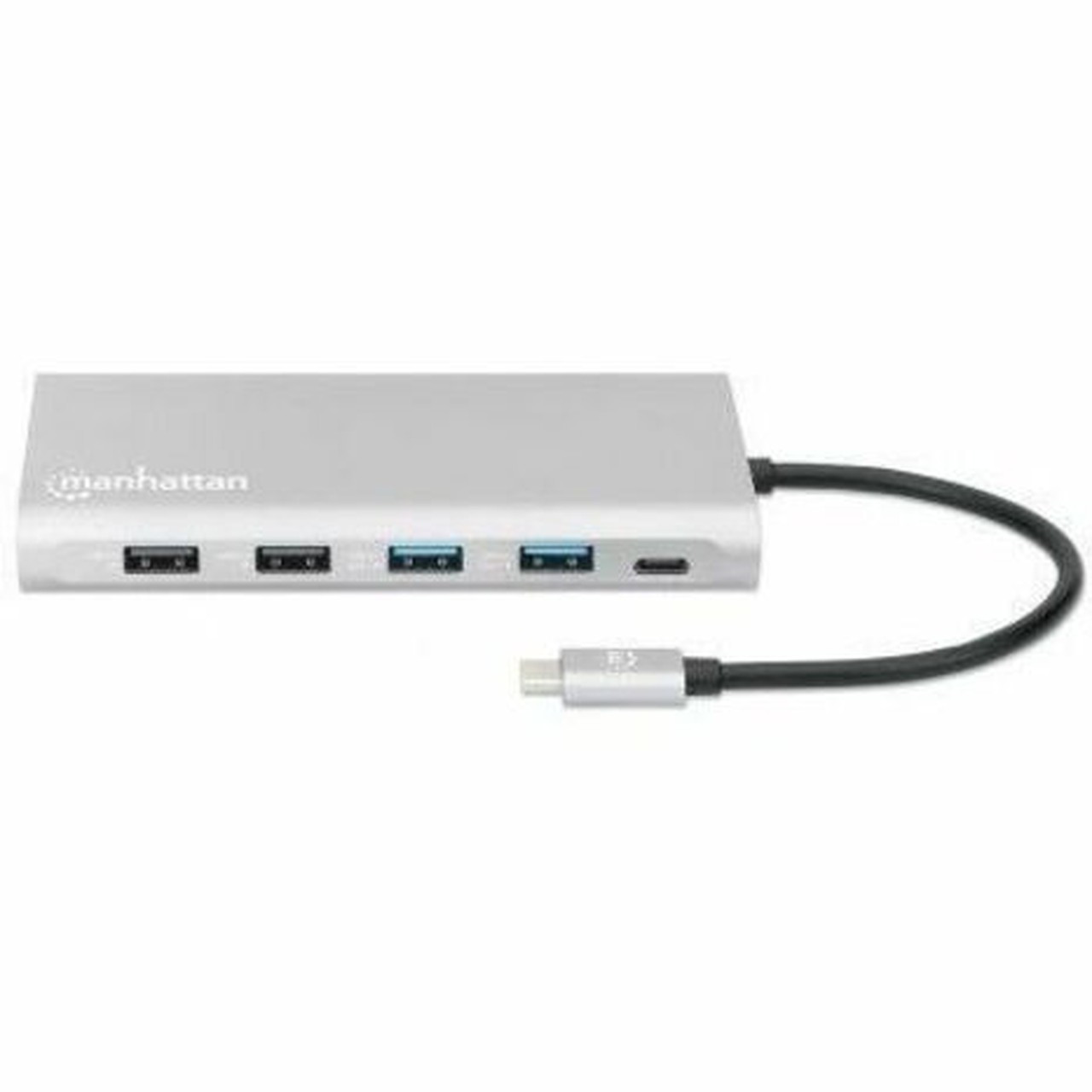 Manhattan USB-C PD 12-in-1 Triple-HDMI Monitor Docking Station with MST - for TabletNotebookDesktop PCKeyboardMouseFlash Drive - 130660