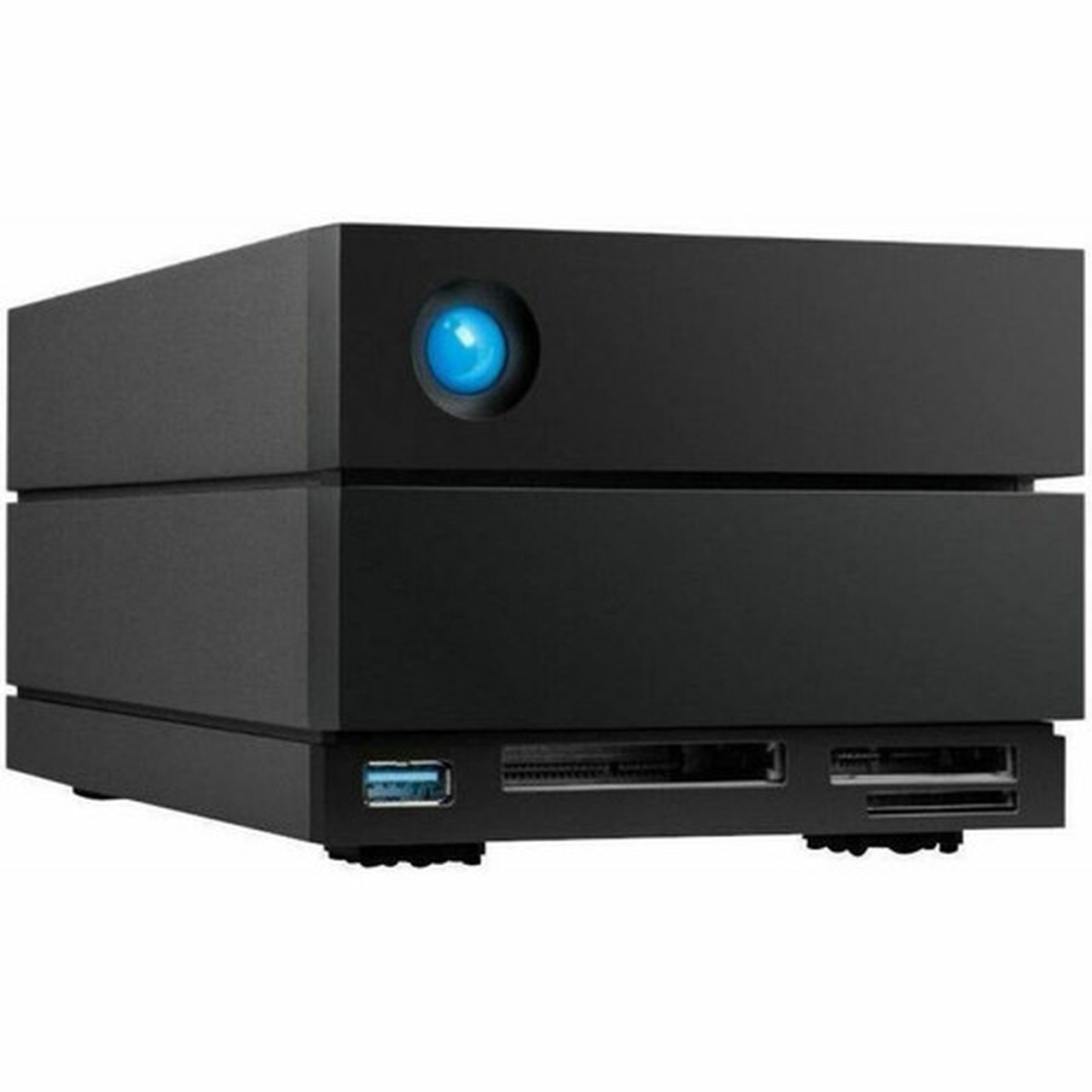 LaCie 2big Dock DAS Storage System - 48 TB Installed HDD Capacity - RAID Supported - 2 x Total Bays - 2 x 35 Bay STLG48000400