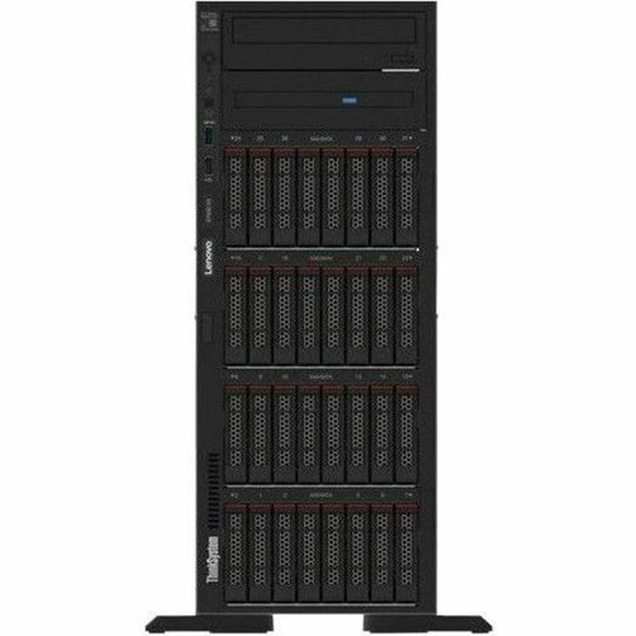 Lenovo ThinkSystem ST650 V3 7D7A100BNA 4U Tower Server - 1 Xeon Silver 4410T 270 GHz - 32 GB RAM - Serial ATA 12Gbs SAS Controller 7D7A100BNA
