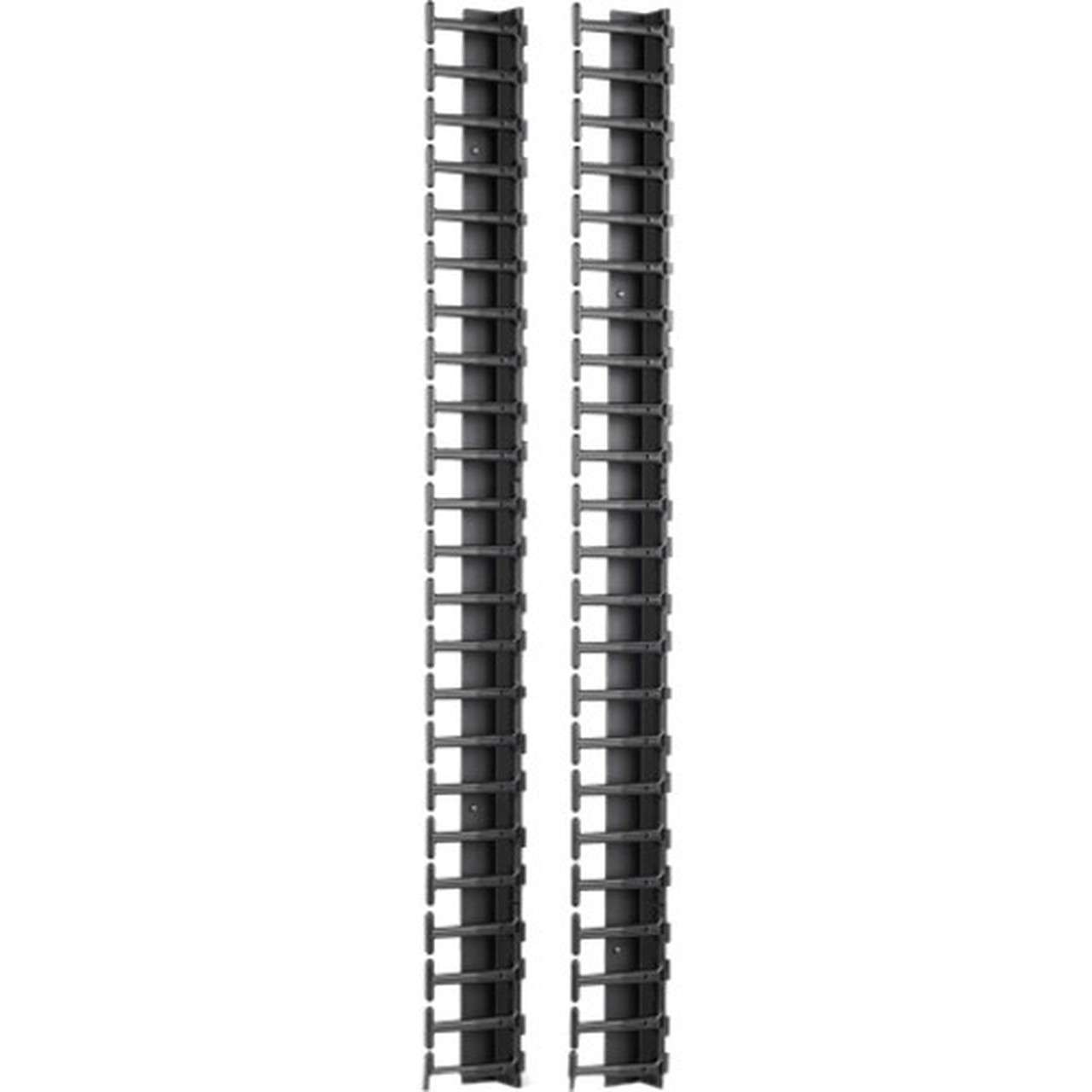 APC_by_Schneider_Electric_Vertical_Cable_Manager_for_NetShelter_SX_600mm_Wide_42U_Qty_2_-_Black_-_2_Pack_-_42U_Rack_Height_AR7721