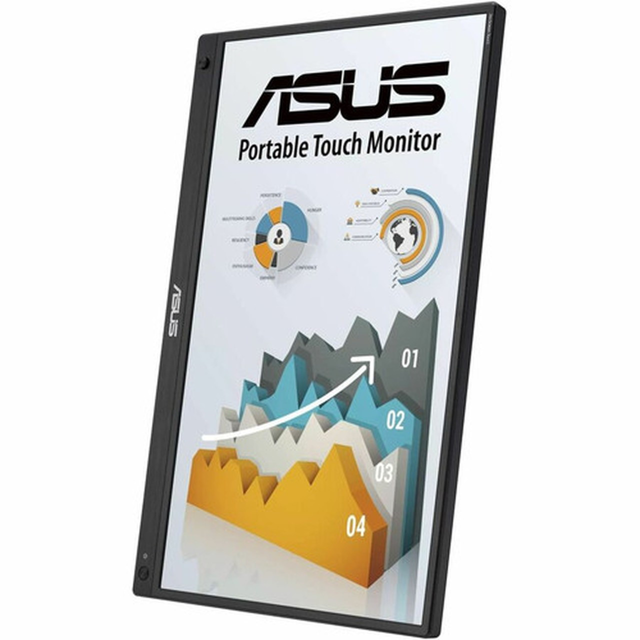 Asus ZenScreen MB16AMTR 16 Class LCD Touchscreen Monitor - 156 Viewable - 10 Points Multi-touch Screen - 1920 x 1080 - Full HD - MB16AMTR