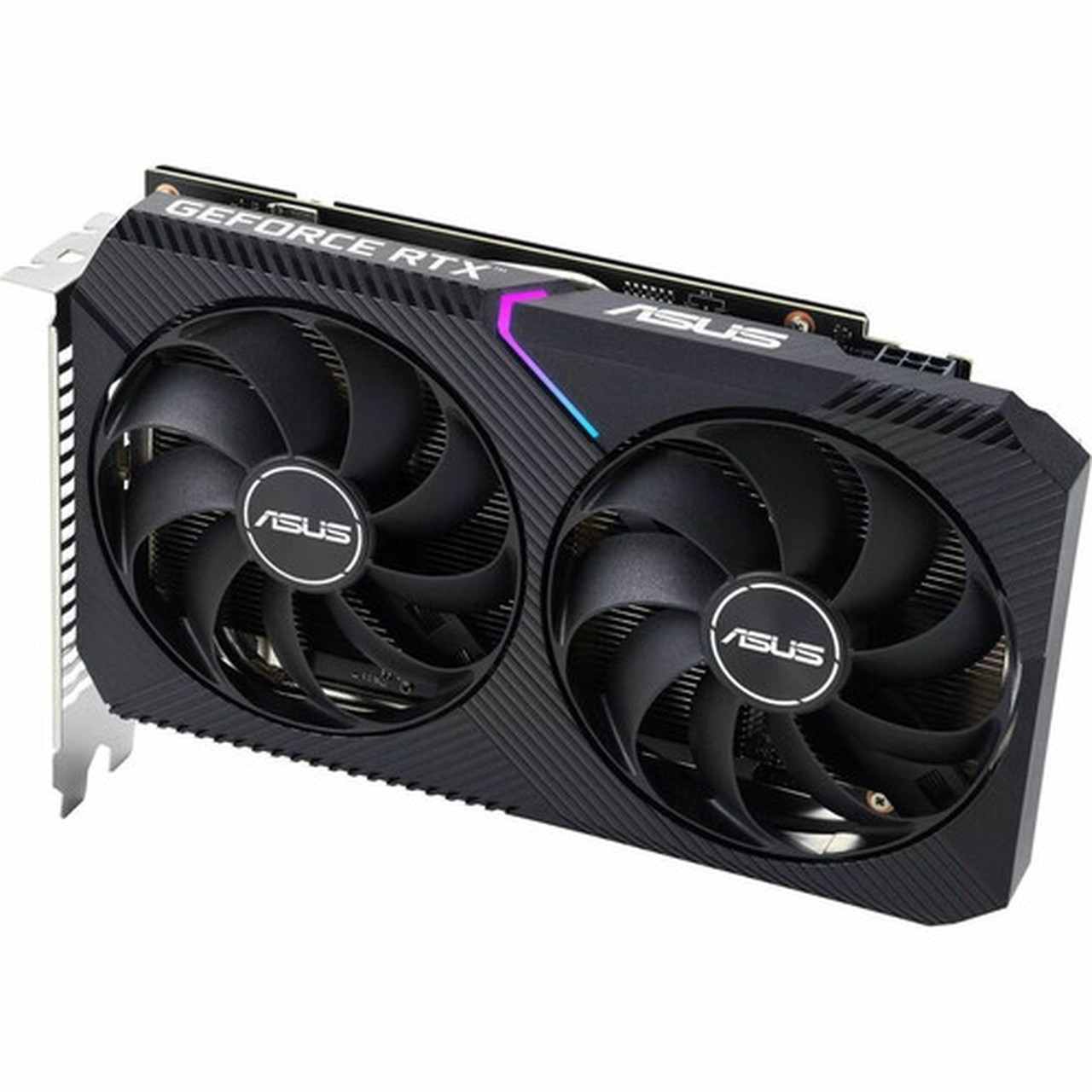 Asus NVIDIA GeForce RTX 3050 Graphic Card - 8 GB GDDR6 - 7680 x 4320 - 185 GHz Boost Clock - 128 bit Bus Width - PCI Express 40 - - DUAL-RTX3050-O8G-V2