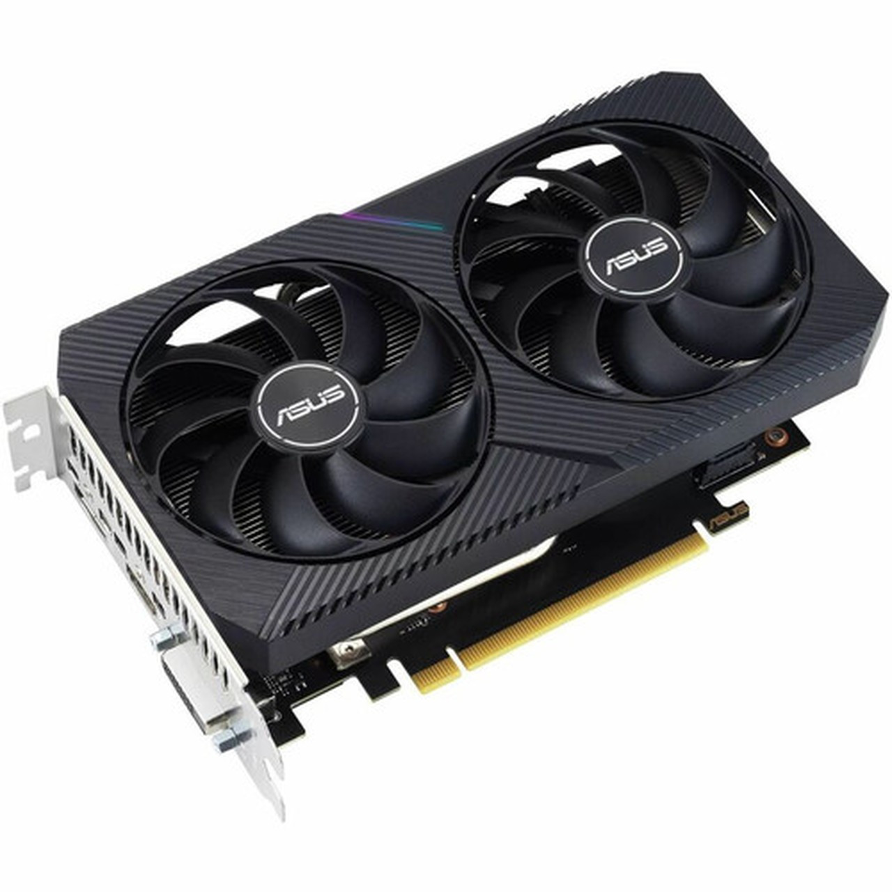 Asus NVIDIA GeForce RTX 3050 Graphic Card - 8 GB GDDR6 - 7680 x 4320 - 185 GHz Boost Clock - 128 bit Bus Width - PCI Express 40 - - DUAL-RTX3050-O8G-V2