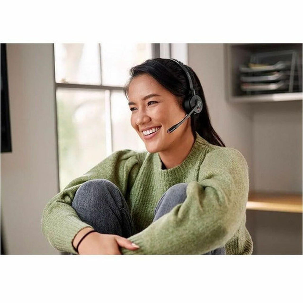 Jabra Engage 55 SE Headset - Stereo - USB Type C - WiredWireless - DECT - 490 ft - 40 Hz to 16 kHz - Over-the-head On-ear - Binaural 9659-430-125