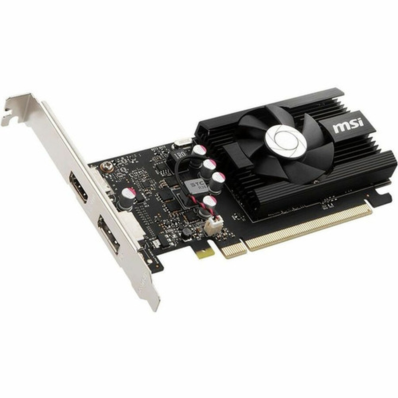 MSI NVIDIA GeForce GT 1030 Graphic Card - 16 GB GDDR4 - Low-profile - 1920 x 1080 - 143 GHz Boost Clock - 64 bit Bus Width - PCI 30 G103044HPC