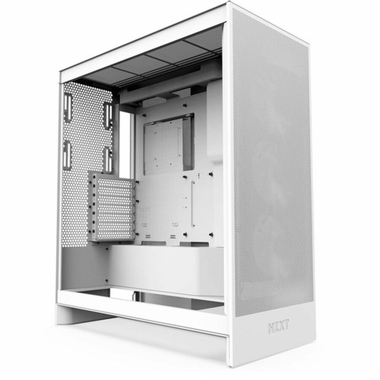 NZXT H7 Flow Mid-Tower ATX Airflow Case - Mid-tower - Matte White - Galvanized Cold Rolled Steel SGCC Tempered Glass - ATX EATX - CM-H72FW-01